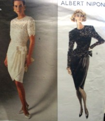 2492 NIPON LACY SS-LS TOP,STRAPPY TULIP DRESS PATTERN 6-10,12-16